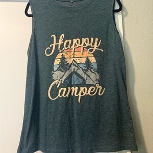 Happy Camper Graphic Tank Top